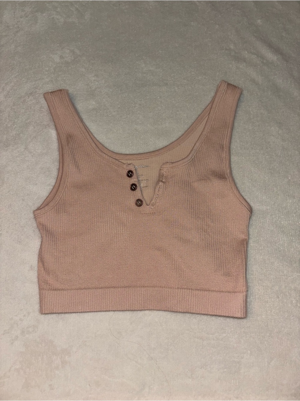 woman’s cropped tank top